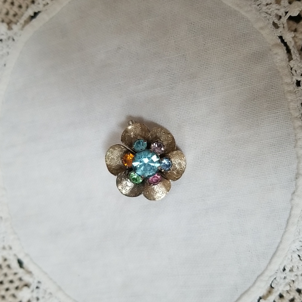 💎VINTAGE COSTUME JEWELRY BROOCH